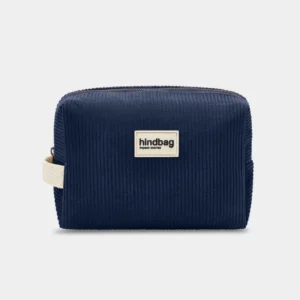 Κοτλέ νεσεσέρ Hindbag Leon σε navy χρώμα από GOTS πιστοποιημένο οργανικό βαμβάκι