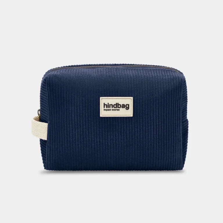 Hindbag Νεσεσέρ Leon Navy Corduroy | Κοτλέ Νεσεσέρ από Οργανικό Βαμβάκι