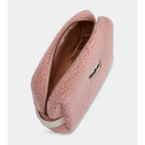 Hindbag Leon Teddy Powder Pink toiletry bag