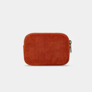 Hindbag Πορτοφολάκι Lili Brick Corduroy | Mini Πορτοφολάκι από Οργανικό Βαμβάκι