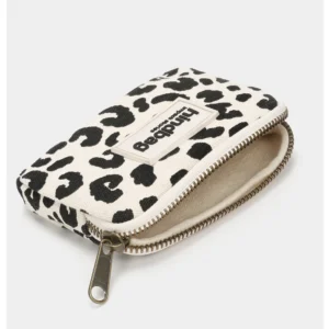 Πορτοφολάκι Hindbag Lili Leopard Off-White