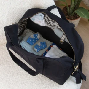 Hindbag Τσάντα Μαιευτηρίου Basile Black | Οργανική Τσάντα Αλλαγής Μωρού