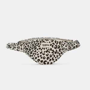 Τσαντάκι μέσης Hindbag Large Sasha Leopard Off-white