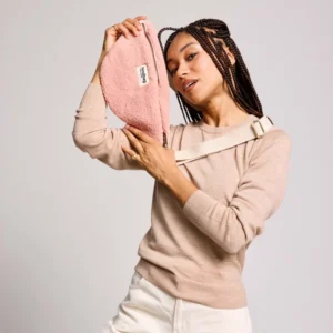 Hindbag Τσαντάκι Μέσης The Large Sasha Fanny Pack Powder Pink