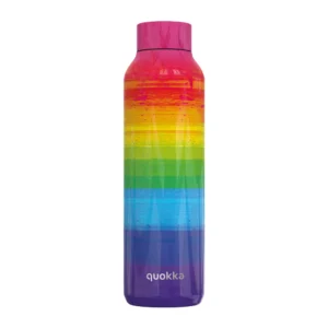 Quokka Solid Rainbow stainless steel insulated bottle 630ml