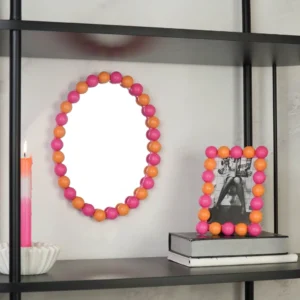 HOUSEVITAMIN Bubbles photo frame Neon Pink Orange