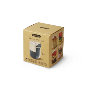 Black + Blum Γυάλινο Δοχείο Φαγητού 450ml