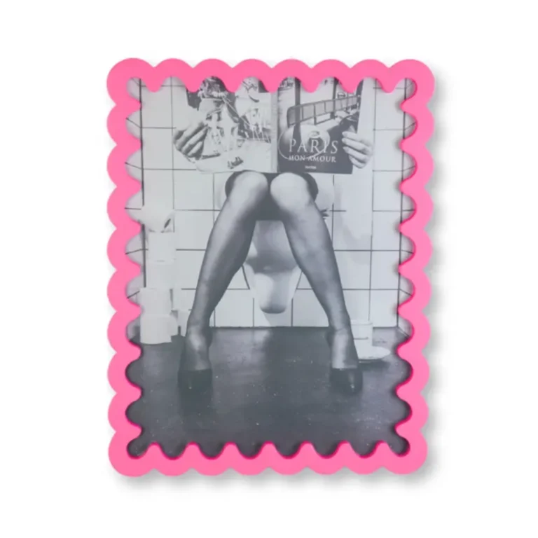 HOUSEVITAMIN Κορνίζα Wavey Pink MDF 24x33cm