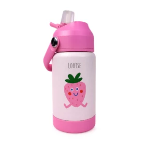 Les Petits Citrons Παγούρι Νερού με Στόμιο Pink Strawberry 335ml