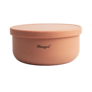 Magni Μπωλ Σιλικόνης με Καπάκι Terra Cotta