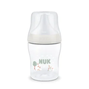 NUK Perfect Match Μπιμπερό Πλαστικό 150ml με Θηλή Σιλικόνης & Temperature Control Sheep 0m+