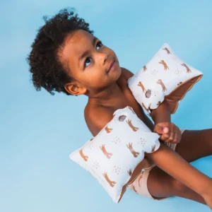Swim Essentials Roamer beige leopard swim arm bands for kids