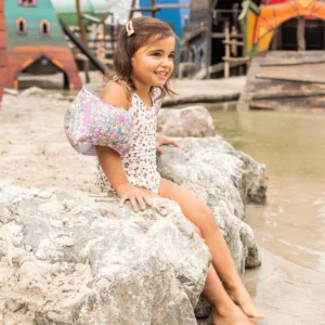 Swim Essentials Blossom multicolor floral swim arm bands for kids