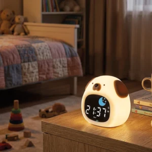 Ulysse Couleurs d’Enfance puppy night light alarm clock