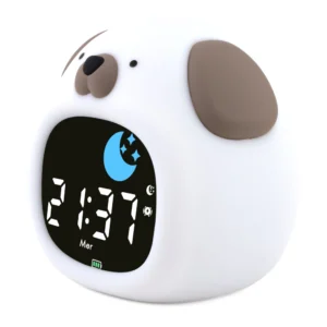 Ulysse Couleurs d’Enfance puppy night light alarm clock
