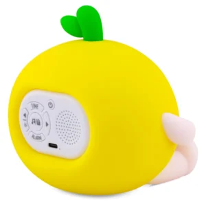 Ulysse Couleurs d’Enfance orange night light alarm clock