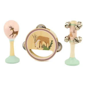 Ulysse Couleurs d’Enfance wooden musical instrument set deer