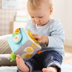 HABA Μαγικός Κύβος Frog με Δραστηριότητες 6+ Μηνών – Baby Activity Cube