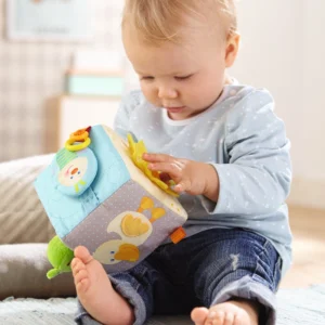 HABA Μαγικός Κύβος Frog με Δραστηριότητες 6+ Μηνών – Baby Activity Cube