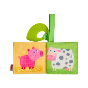 HABA Μαλακό Βιβλίο On the Farm με Μασητικό 6+ Μηνών – Baby Sensory Toy