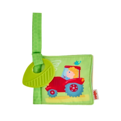 HABA Μαλακό Βιβλίο On the Farm με Μασητικό 6+ Μηνών – Baby Sensory Toy