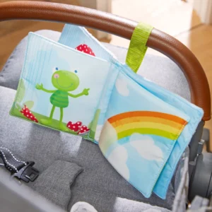 HABA Υφασμάτινο Βιβλίο Rainbow World – Βρεφικό Αισθητηριακό Παιχνίδι 6+ Μηνών