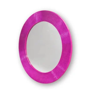 HOUSEVITAMIN Καθρέπτης Στρογγυλός Disco Pink 40x40