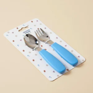 Les Petits Citrons Παιδικό Κουτάλι & Πιρούνι Μπλε