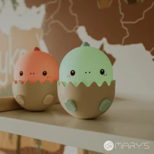 Mary’s LED Φωτιστικό Baby Dino RGB Blue – Επαναφορτιζόμενο Φωτάκι Νυκτός Δεινόσαυρος