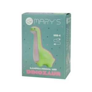 Mary’s LED Φωτιστικό Dinosaur Επαναφορτιζόμενο – Φωτάκι Νυκτός Δεινόσαυρος