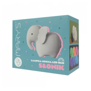 Mary’s LED Φωτιστικό Elephant RGB με Τηλεχειριστήριο – Επαναφορτιζόμενο Φωτάκι Νυκτός