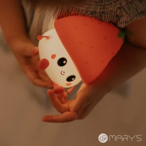 Mary’s LED Φωτιστικό Strawberry Επαναφορτιζόμενο – Φωτάκι Νυκτός Φράουλα με RGB