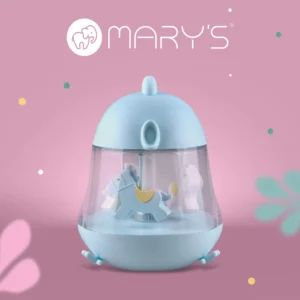 Mary’s Music Box LED Φωτιστικό Carousel Blue – Φωτάκι Νυκτός με Μουσική & RGB
