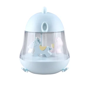 Mary’s Music Box LED Φωτιστικό Carousel Blue – Φωτάκι Νυκτός με Μουσική & RGB