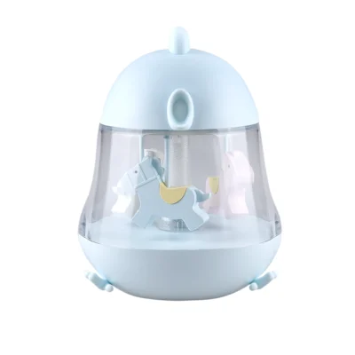Mary’s Music Box LED Φωτιστικό Carousel Blue – Φωτάκι Νυκτός με Μουσική & RGB