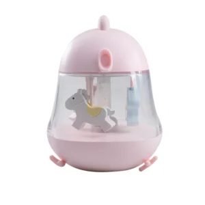 Mary’s Music Box LED Φωτιστικό Carousel Pink – Φωτάκι Νυκτός με Μουσική & RGB