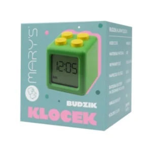 Mary’s Ξυπνητήρι Cube Green – Ρολόι Ξυπνητήρι σε Σχήμα Κύβου