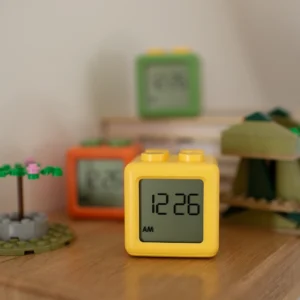 Mary’s Mini Ξυπνητήρι Cube Yellow – Ρολόι Ξυπνητήρι σε Σχήμα Κύβου