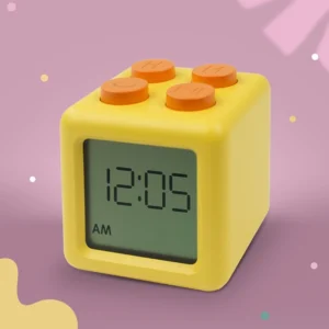 Mary’s Ξυπνητήρι Cube Yellow – Ρολόι Ξυπνητήρι σε Σχήμα Κύβου