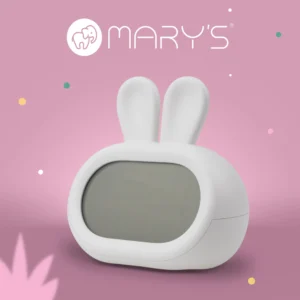 Mary’s Ξυπνητήρι Rabbit White – Ρολόι Ξυπνητήρι Κουνελάκι