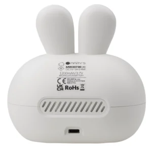 Mary’s Ξυπνητήρι Rabbit White – Ρολόι Ξυπνητήρι Κουνελάκι