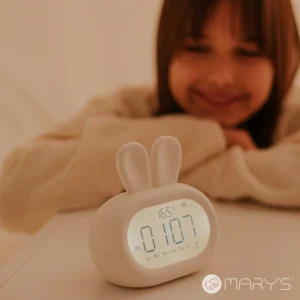 Alternative view of Mary’s Ξυπνητήρι Rabbit White – Ρολόι Ξυπνητήρι Κουνελάκι