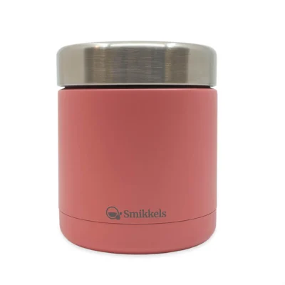 Smikkels Θερμός Φαγητού Inox Pink 350ml