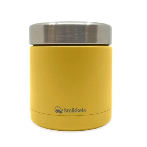 Smikkels Θερμός Φαγητού Inox Yellow 350ml