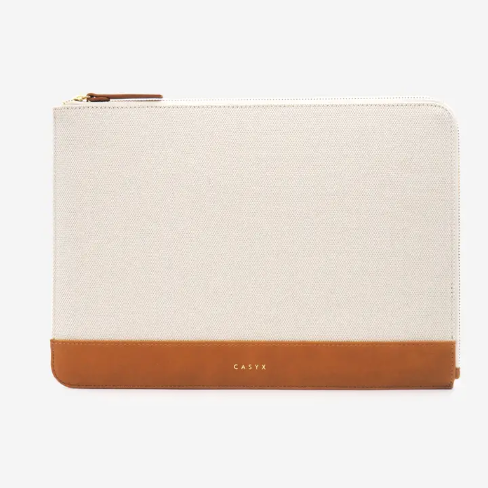 CASYX Θήκη Laptop 13 ιντσών Canvas Camel waterproof sleeve