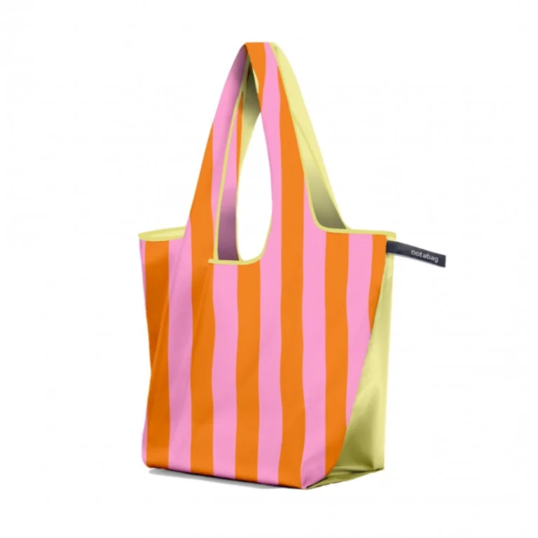 Notabag Tote Vanilla Stripes – Πτυσσόμενη Tote Τσάντα από Ανακυκλωμένα Υλικά