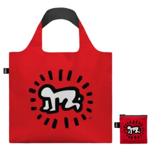 LOQI Τσάντα Shopping Bag Keith Haring Black