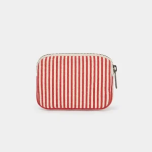 Hindbag Πορτοφολάκι Lili Red Stripe από Οργανικό Βαμβάκι