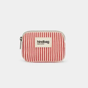 Hindbag Πορτοφολάκι Lili Red Stripe από Οργανικό Βαμβάκι