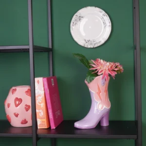 HOUSEVITAMIN Διακοσμητικό Βάζο Boot 16.5×10.5×26.5cm